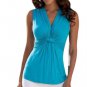2017 New Arrival Summer Womens Ladies Sexy Slim V Neck Bandage Tank Top blusas Casual Loose Fitness 