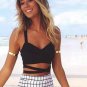 SIF Hot! 2017 New Fashion Summer Sexy Women Special V-Neck Cut Out Bra Crop Bustier Corset Tops Blou