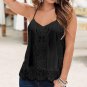 Summer Women Top Vest Lace Floral Strap Top Camis Sleeveless Blouse Beach Tops T-Shirt Hot
