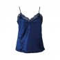 Women Pink Lace Slip Style Spaghetti Strap Shirts Velvet Camis Sexy Velour Tank Top Casual Blouse Ch