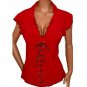 2017 Summer New Women Chiffon Blouses Belt Shirts Short Sleeves Ladies Top Fashion Female Clothing