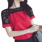 Plus Size Women Blouses Lace Chiffon Blouse Casual Blusa Feminina Tops Fashion Shirts 4XL