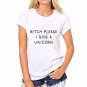 2017 Summer Sexy Fashion White Blusas Shirt Women Tops Casual Kawaii Unicorn Blouse Unicornio Plus S