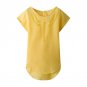 New Women Blouses Summer Style Predecessor Carved Hollow Bat O-Neck Short-sleeved Chiffon Shirt Tops