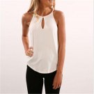 2017 New Sexy Women O Neck Sleeveless Solid Blouse Ladies Casual Shirts Summer Tops Blusa Women Clot