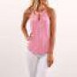 2017 New Sexy Women O Neck Sleeveless Solid Blouse Ladies Casual Shirts Summer Tops Blusa Women Clot