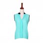 S-XXXXL Plus Size 6 Colors Women New Casual Sleeveless Shirt Blouse V-Neck Chiffon Tank Tops 2016 Sp
