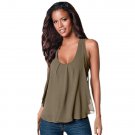 Dress Women Chiffon Sleeveless Blouse Ladies Sexy Loose Casual Vest Tank Tops 3 colors bustier crop 