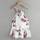 Women Casual Tank Top Floral Lace Shirt Off Shoulder Crop Top Shirt Blouse Cami Top Camisole Femme D