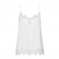 Sexy Women Lace Trim V-neck Vest Tank Strap Camis Crop Top Blouse Chiffon Shirt S72