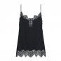 Sexy Women Lace Trim V-neck Vest Tank Strap Camis Crop Top Blouse Chiffon Shirt S72