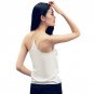 2017 Women Sexy Sleeveless Solid Strap Crop Tops Blusa Suede Round neck Vest Blouse Tops Cortos Vera
