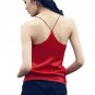 2017 Women Sexy Sleeveless Solid Strap Crop Tops Blusa Suede Round neck Vest Blouse Tops Cortos Vera