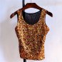 Summer Women Tank Top Vest Bling Sequin Blouse Sleeveless Crop Small Vest