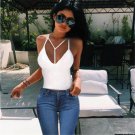 1PCS New Fashion Sexy Women Bra Crop Bustier Bralette Corset Tops Tank Top Blouse T-Shirt Black Whit