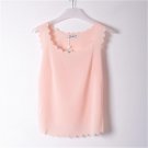See Through Tank Tops Blusas Blouse Women Summer New Lady Chiffon Shirt Blusa Feminina Camisa Top Gi
