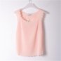 See Through Tank Tops Blusas Blouse Women Summer New Lady Chiffon Shirt Blusa Feminina Camisa Top Gi
