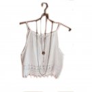 Women Sexy Summer Sleeveless Camisole Crop Blouse Tops Shirt Boho Lace Vest