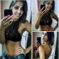 Factory Price! Women Sexy Deep V-neck Crochet Knit Crop Top Halter Bra Bralette Summer Blouse