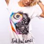Summer Casual Women Short Sleeve O neck Blouses Fashion 9 Prints Women White Shirts blusas New Sexy
