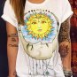 Summer Casual Women Short Sleeve O neck Blouses Fashion 9 Prints Women White Shirts blusas New Sexy