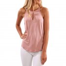 Summer Europe Style  Women Tank Tops Solid Loose Simple Fashion Womens Sleeveless Casual Tank Shirt 