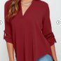 2017 Women Summer loose Big Size S-5XL Chiffon Blouse Ladies Elegant Sexy V-neck Blouses Multicolor