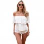 2017 Fashion Womens Chiffon Casual Off Shoulder Boat Neck Shirt Halter Loose Tops Long Sleeve Female