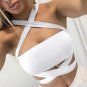 sexy Crop Top Women Tops 2017 Fashion Halter Tank Bustier Bra Vest Bralette Blouse Camis Beach Club