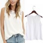 Women Summer Vest Lace Chiffon Blouse Tops Fashion Chemise Shirts Sleeveless Tank Tops