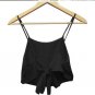 Sexy Chiffon Sleeveless Women Camis Cropped Ladies Spaghetti Strap Crop Tank Top Backless Blouse 201