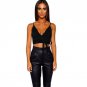 vest crop top Summer V-Neck Cotton blended Casual Womens Crop Tops Vest Tank Ladies Sleeveless T-Shi