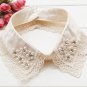 8 Styles  Women\'s Fake False Half Shirt Blouse Peter Pan Detachable Collar Tie