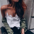 1PC Sexy Women Ladies Summer Lace Vest Tops Deep V-neck Casual Vest Sleeveless Blouse