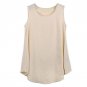 IMC Summer New Tops Tees Shirts Women Small Vest Tank Dress Chiffon Blouse Sleeveless Europe Style C