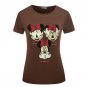 Summer Women Hot Selling Harajuku Print Pattern Black Shirts Round Neck Short Sleeve Women White Blo