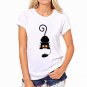 ZZSYKD 2018 Women Summer Tops Cotton Blouses Shirts Ladies Rabbit Print Feminine Blouse Short Sleeve