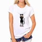 ZZSYKD 2018 Women Summer Tops Cotton Blouses Shirts Ladies Rabbit Print Feminine Blouse Short Sleeve
