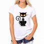 ZZSYKD 2018 Women Summer Tops Cotton Blouses Shirts Ladies Rabbit Print Feminine Blouse Short Sleeve
