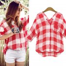Women\'s Loose Long Sleeve Chiffon Casual Blouse Slim Shirt Tops Blouse New Sale