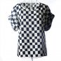 New  women printing blouse bird bat shirt short-sleeved chiffon blusas femininas roupas summer style