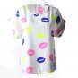 New  women printing blouse bird bat shirt short-sleeved chiffon blusas femininas roupas summer style