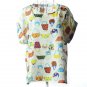 New  women printing blouse bird bat shirt short-sleeved chiffon blusas femininas roupas summer style