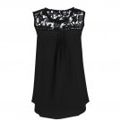 Plus Size Women Lace Blouse Femme Tops Chiffon Shirt Summer 2017 Blusa Feminina Hollow Women Top Shi
