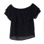 Fashion Womens Summer Sexy Off Shoulder Short Butterfly Sleeve Shirt Blouse Loose Chiffon Tops Women