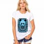 Women\'s Fashion Summer Chiffon Panda Print Harajuku Print Shirt O-Neck Short Sleeve Women Tops Blou