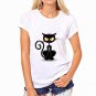 CDJLFH 2016 Newest Women White Shirt Anchors Print Short Sleeve Round Neck Blouses Harajuku Blusas N