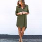 2017 Autumn New Fashion Plus Size Long Clothes For Women OL Style Long Sleeve Chiffon Long Blouse ch