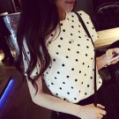 2016 summer women polka dot blouses blusas mujer Female clothing blusa feminina camisa blouse chemis