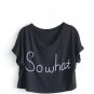 Women Blouses 2017 Summer Blusas  Style Loose Short Women shirts women tops Exposed Navel Crochet ta
